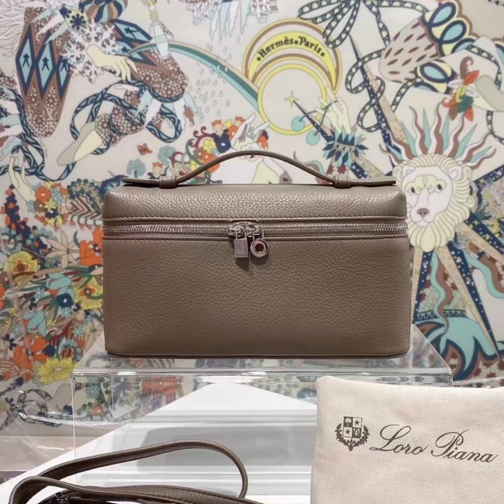 Loro Piana Elephant Grey Handbag